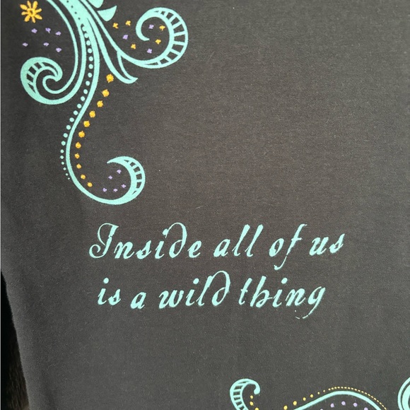 Alp N Rock Black Long Sleeve Tee with Blue and Purple Accents - Picture 4 of 8